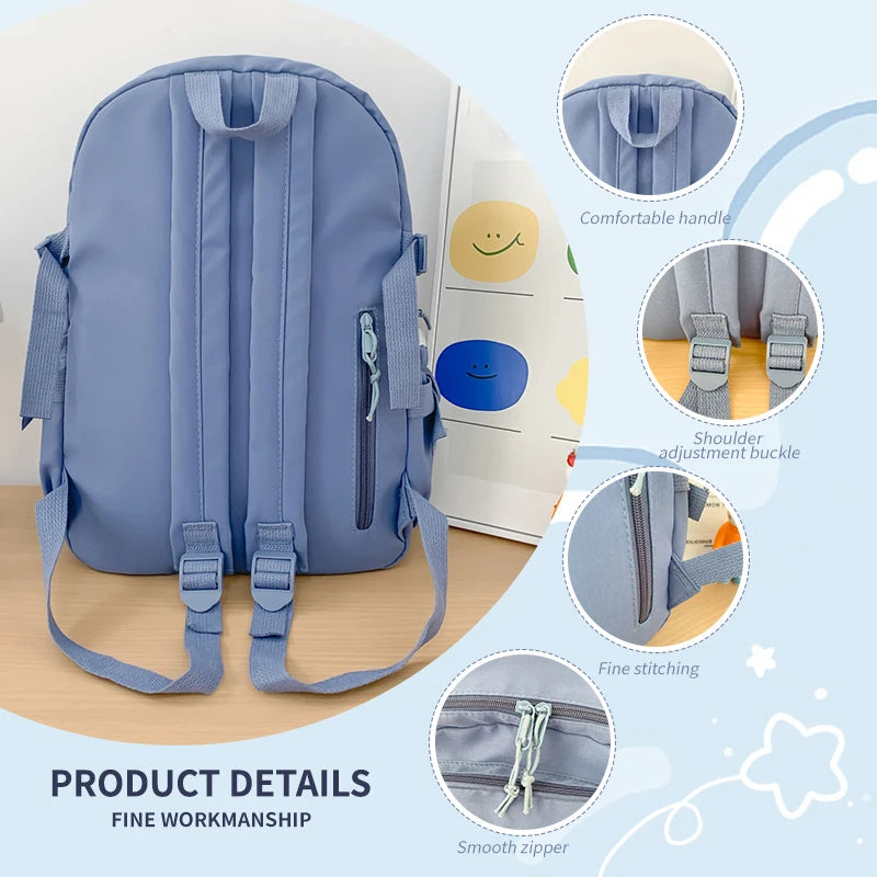 Women’s Nylon Backpack – Cute, Lightweight & Multi-Pocket