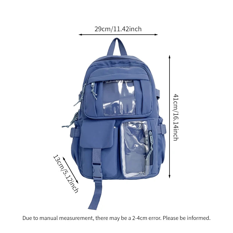 Women’s Nylon Backpack – Cute, Lightweight & Multi-Pocket