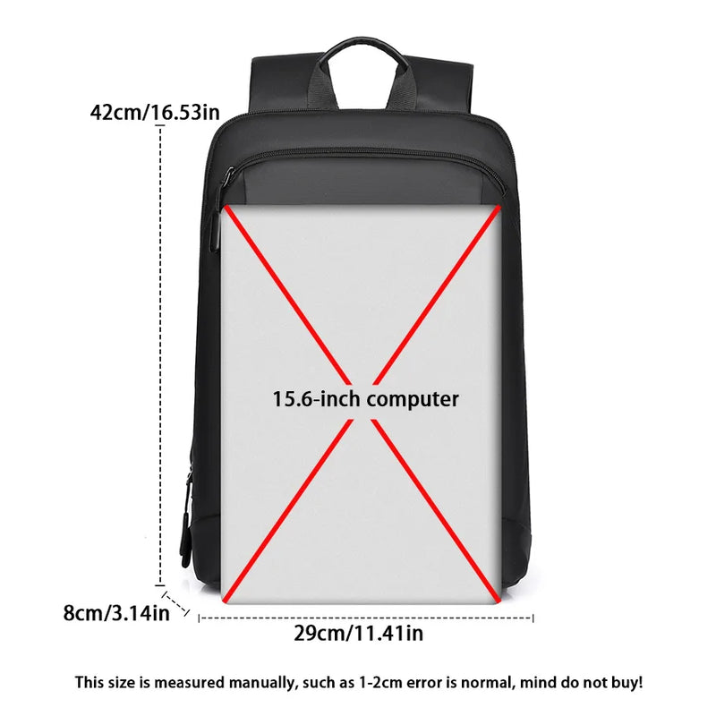 Men’s Waterproof Laptop Backpack – Ultra-Lightweight 15.6" Backpack