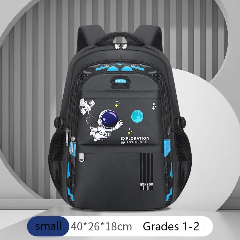 Kids Astronaut Backpack – Waterproof School Bag for Boys