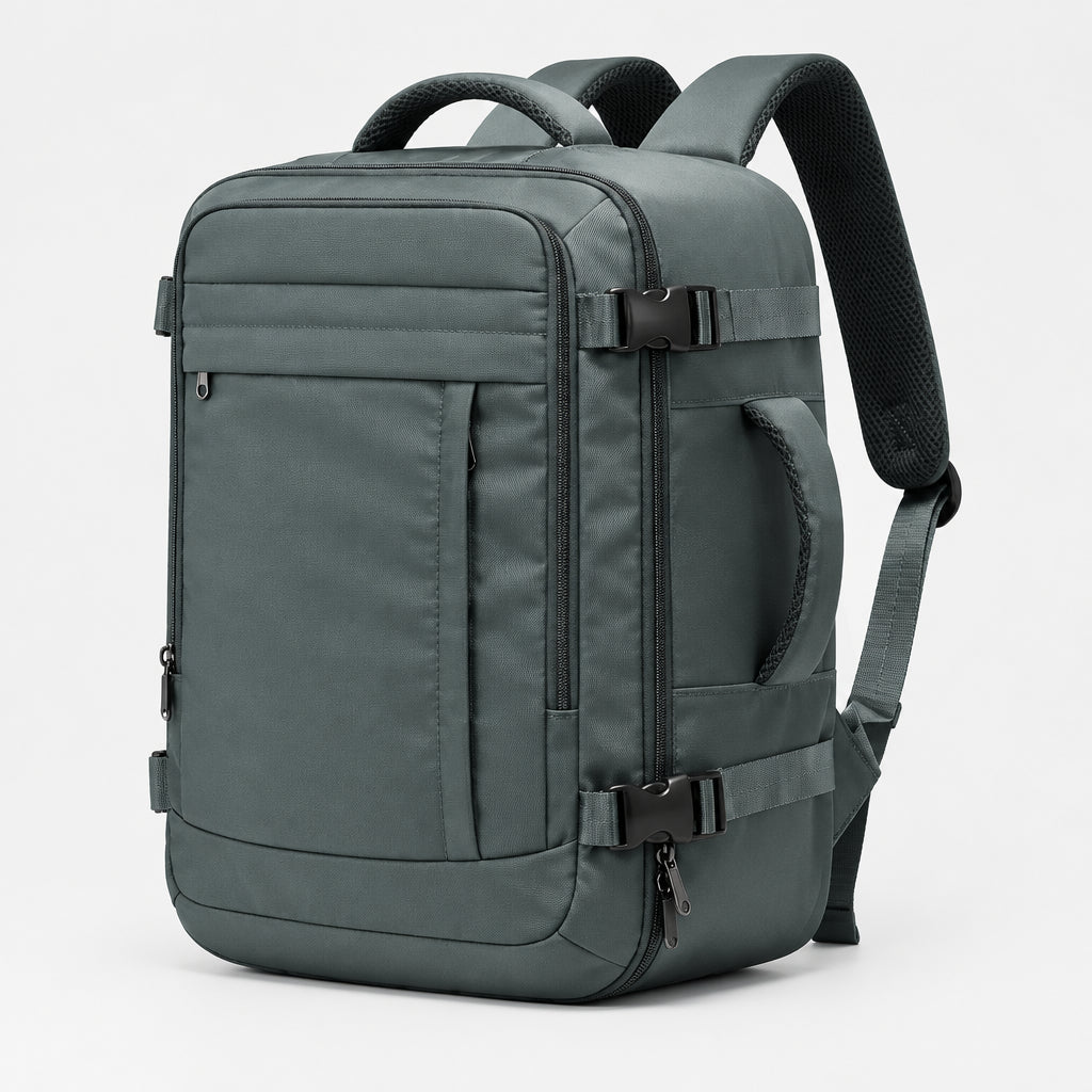 40×30×20cm Cabin Travel Backpack – Underseat Carry-On & Laptop Bag