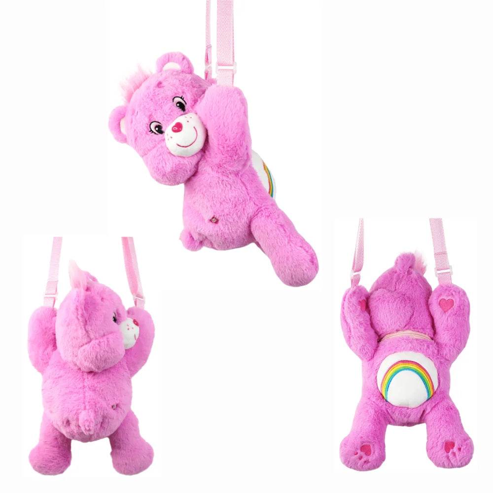 Care Bears Plush Crossbody Bag – Cute Kawaii Shoulder Bag
