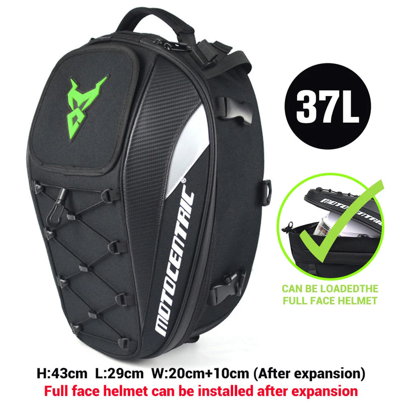 Waterproof Motorcycle Backpack – Multifunctional Tail Bag
