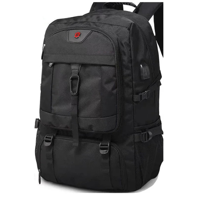 50L/80L Large Travel Backpack – Waterproof, Shoe Compartment & Sports Bag