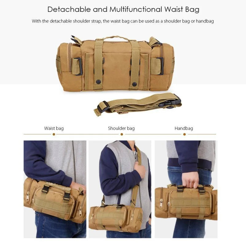 Outdoor Tactical Waist Bag – Camouflage, Multifunctional & Sporty