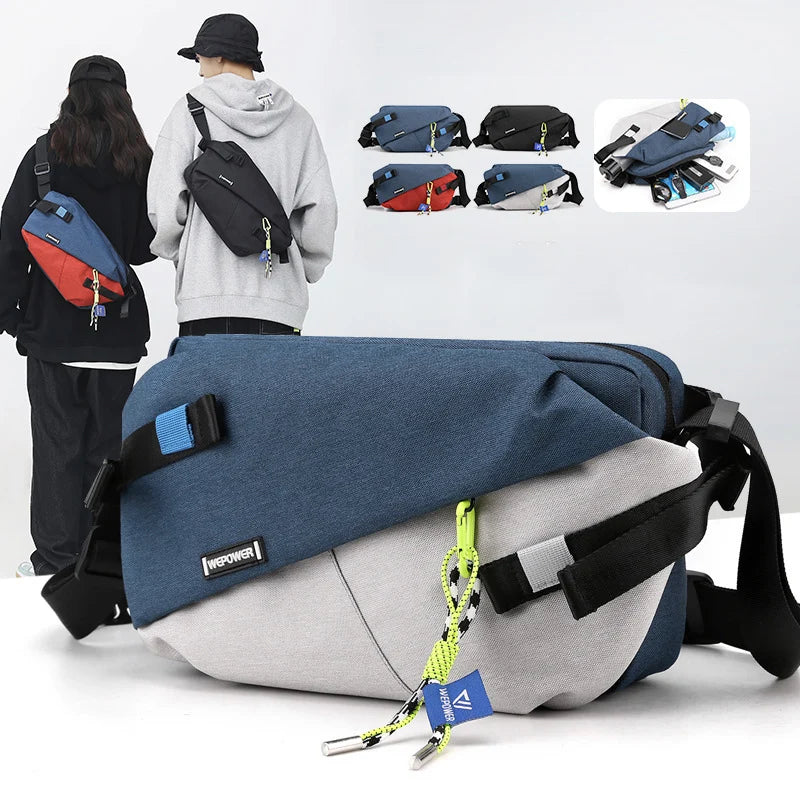High-Quality Nylon Waist Pack – Unisex Chest & Crossbody Bag