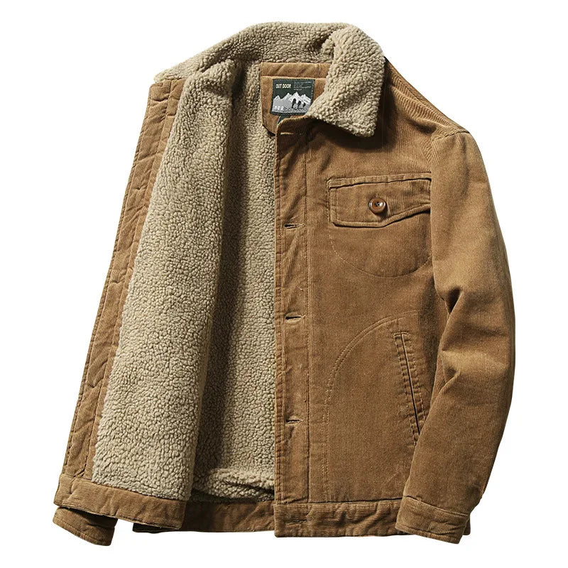 Men's Velvet Jacket with Lined Interior