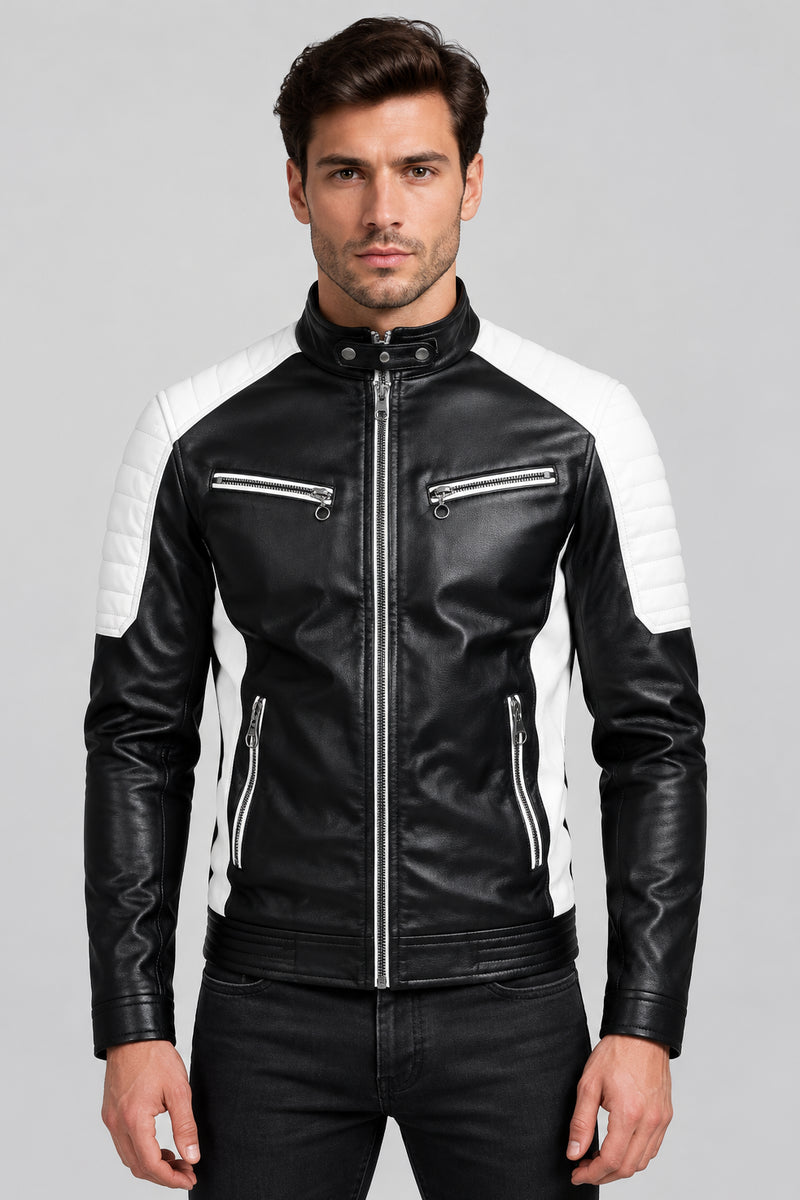 Men's Slim-Fit Waterproof Motorcycle Jacket