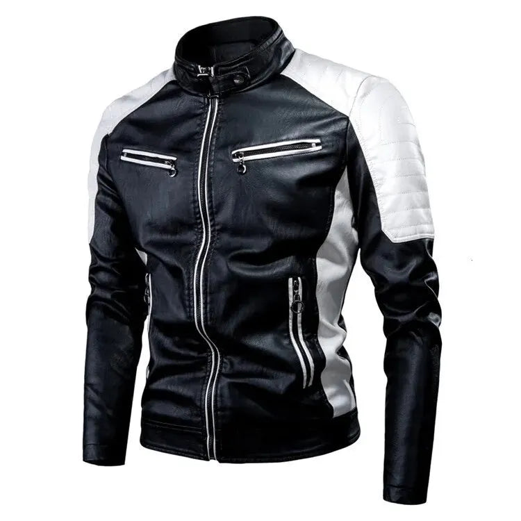 Men's Slim-Fit Waterproof Motorcycle Jacket