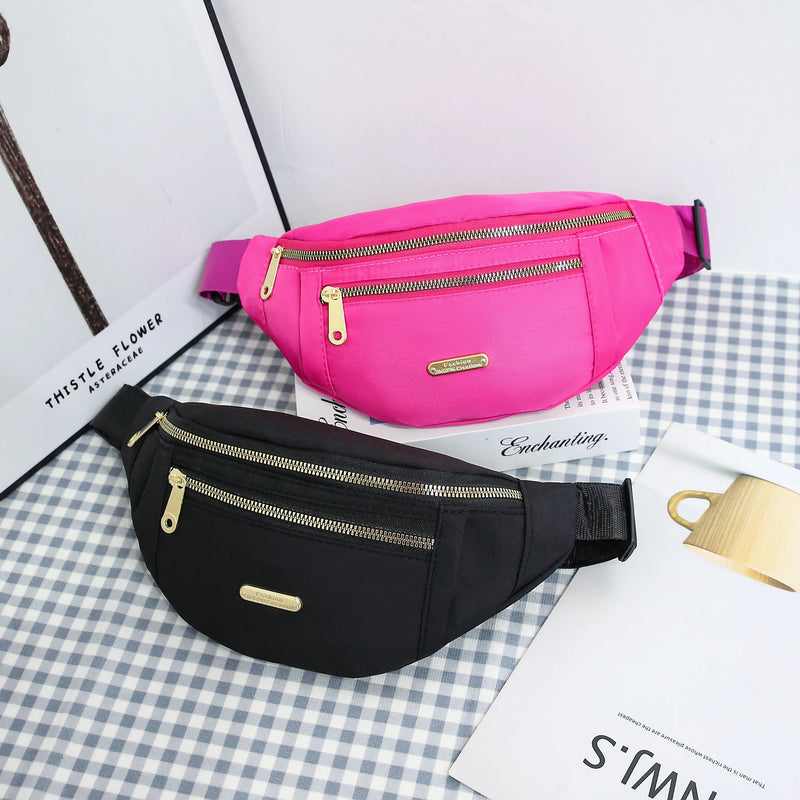 Women's Sports Waist Bag – Multi-Pocket & Versatile