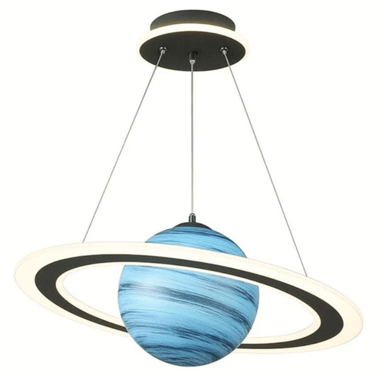 Saturn Decorative Pendant Light – Modern Planet-Inspired Ceiling Lamp