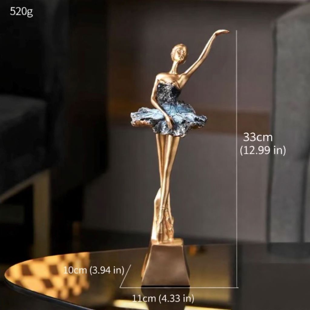 Abstract Decorative Dancer Sculptures