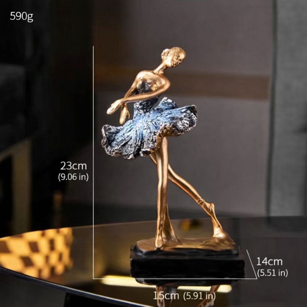 Abstract Decorative Dancer Sculptures