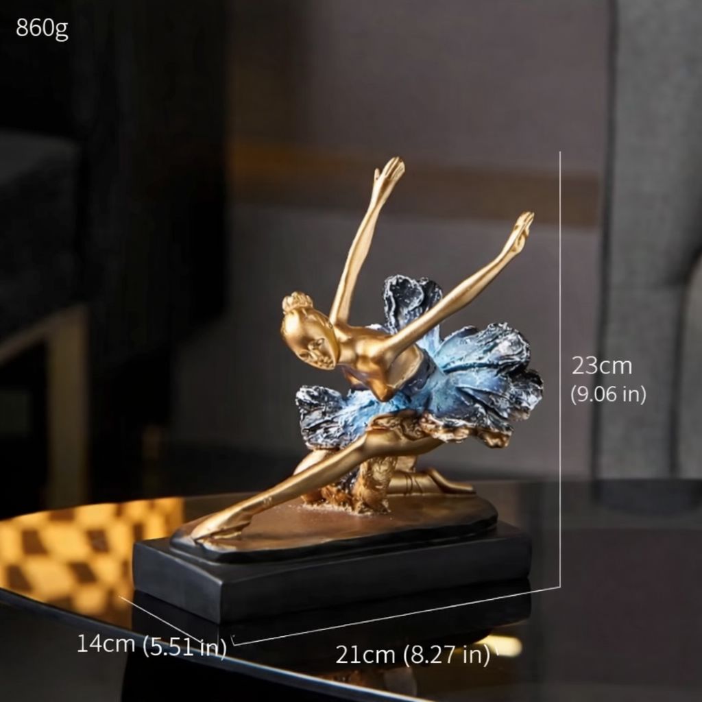Abstract Decorative Dancer Sculptures