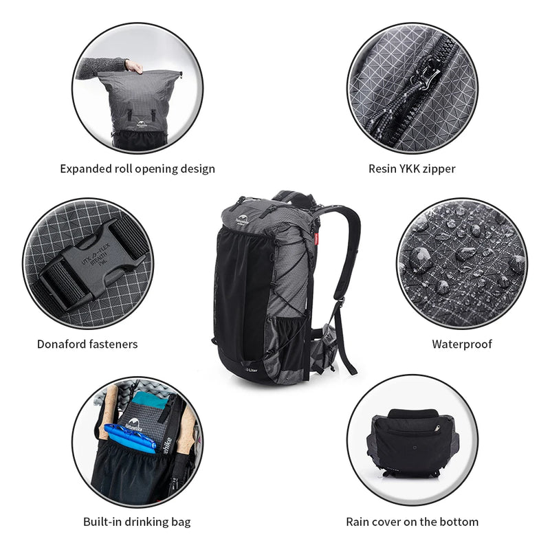 60+5L Hiking Backpack – Ultralight & Waterproof