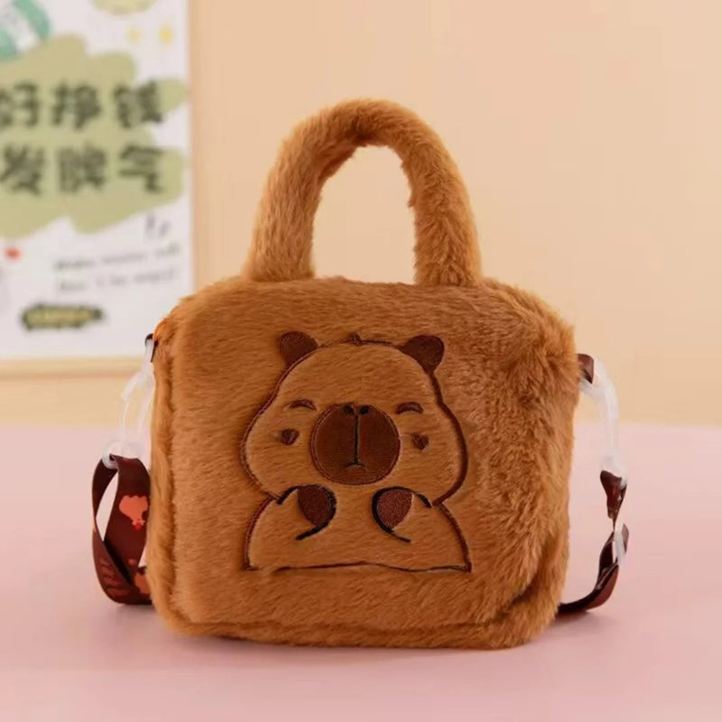 Sanrio Plush Handbag – Kuromi, My Melody & Cinnamoroll Cute Storage Bag