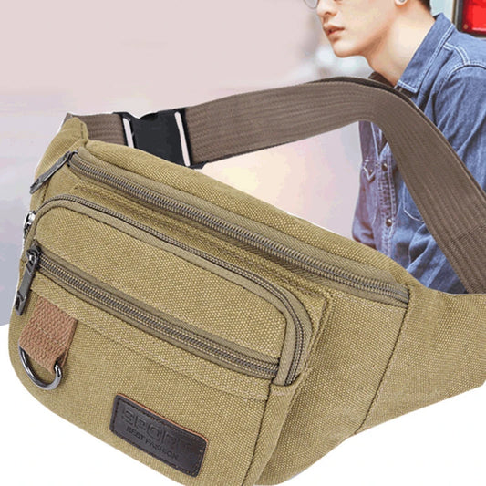 Canvas Chest & Waist Bag – Unisex Travel Fanny Pack