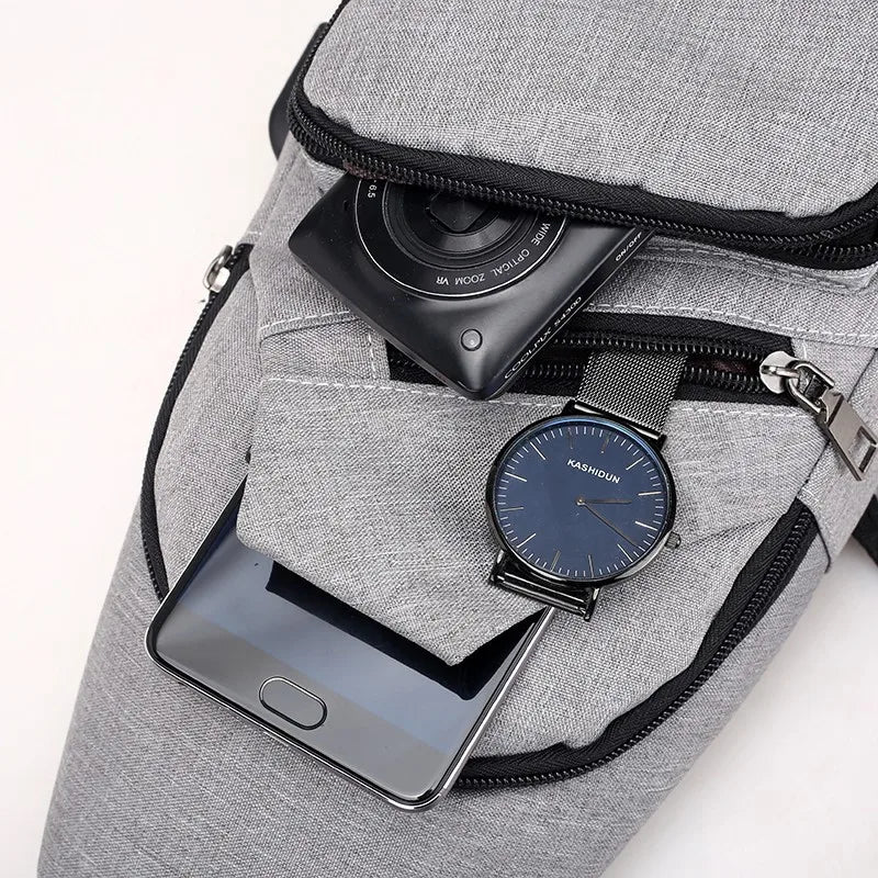 Men’s Casual Crossbody Bag – Compact & Stylish Shoulder Chest Pack