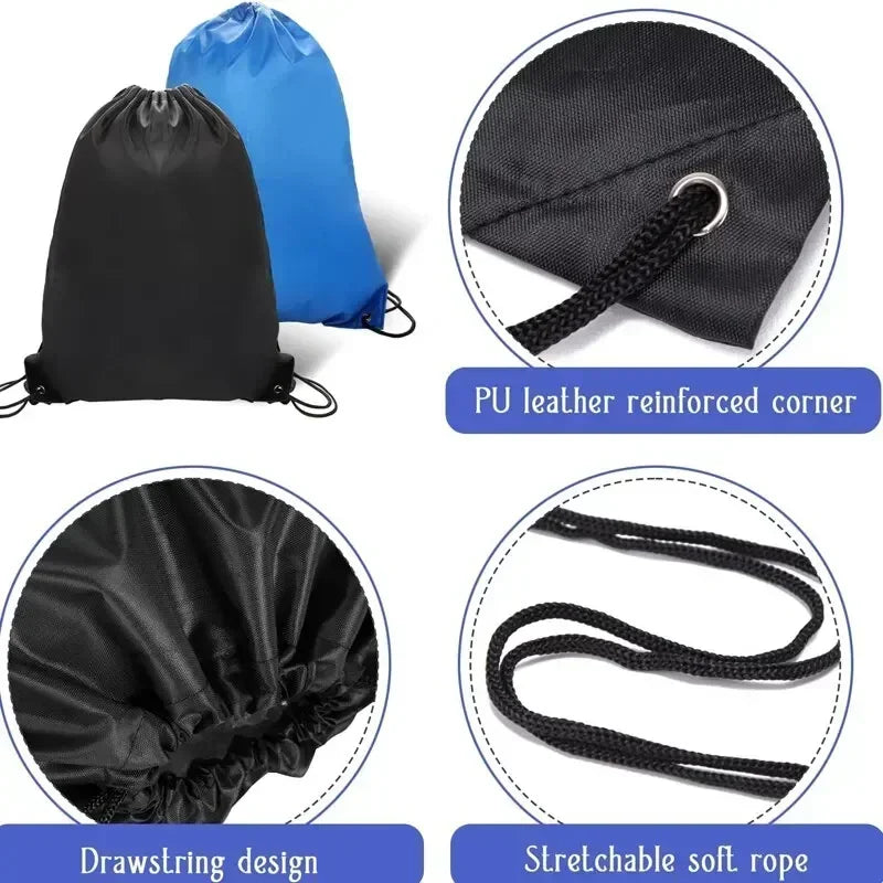 Eco Polyester Pocket Backpack – Waterproof Outdoor & Gym Bag