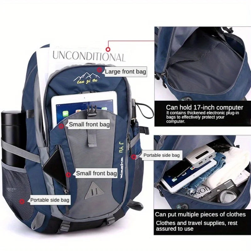 40L Hiking Backpack – Large Capacity Outdoor Travel & Sports Bag