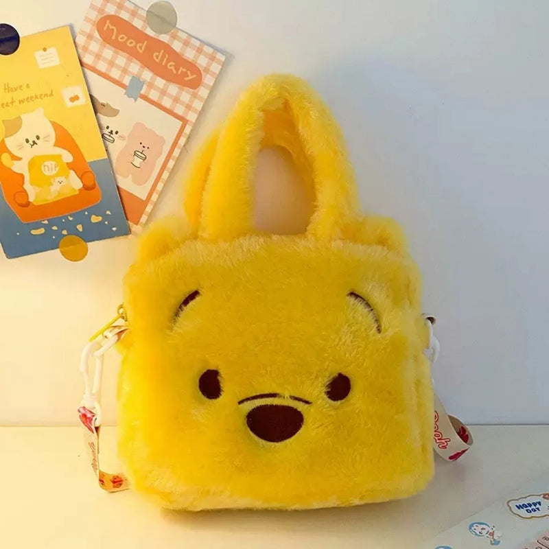 Sanrio Plush Handbag – Kuromi, My Melody & Cinnamoroll Cute Storage Bag