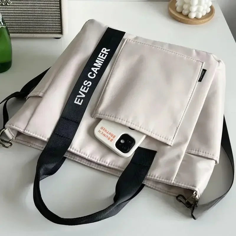 Waterproof Nylon Tote Bag – Large Capacity & Stylish Shoulder Bag