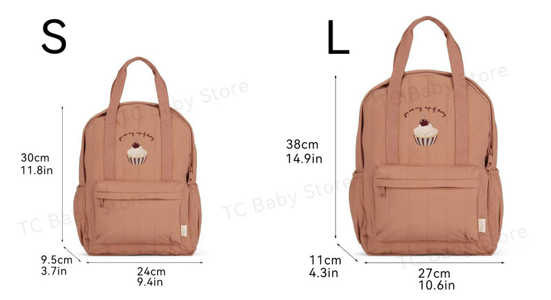 Kids Cherry Backpack – Cute Parent-Child Travel & School Bag
