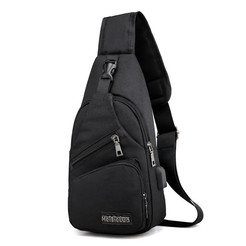 Men’s Casual Crossbody Bag – Compact & Stylish Shoulder Chest Pack