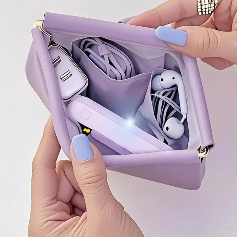 Mini PU Storage Bag – Cute & Multifunctional