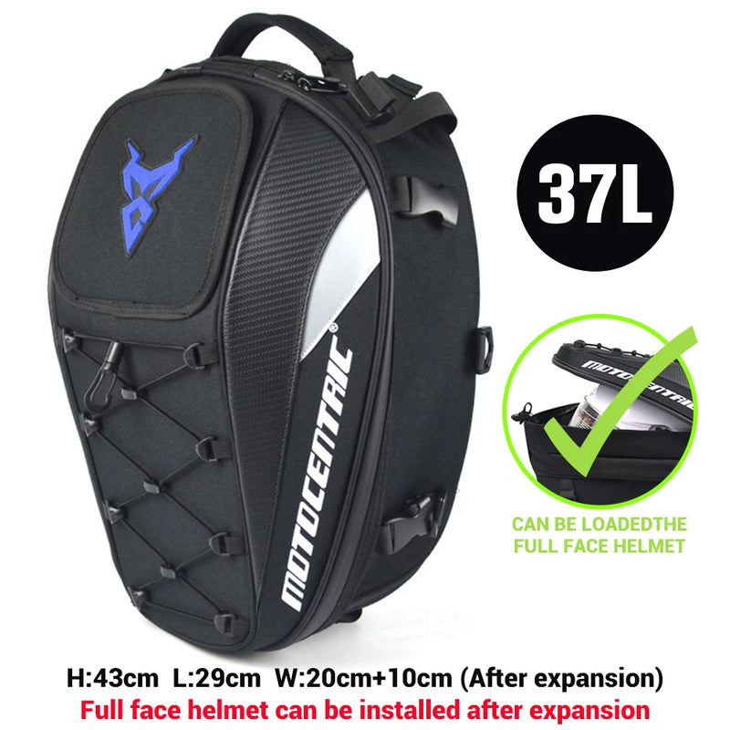 Waterproof Motorcycle Backpack – Multifunctional Tail Bag