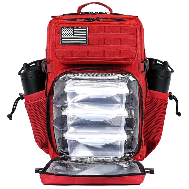 45L Insulated Meal Prep Backpack – Tactical Cooler Bag for Gym & Travel