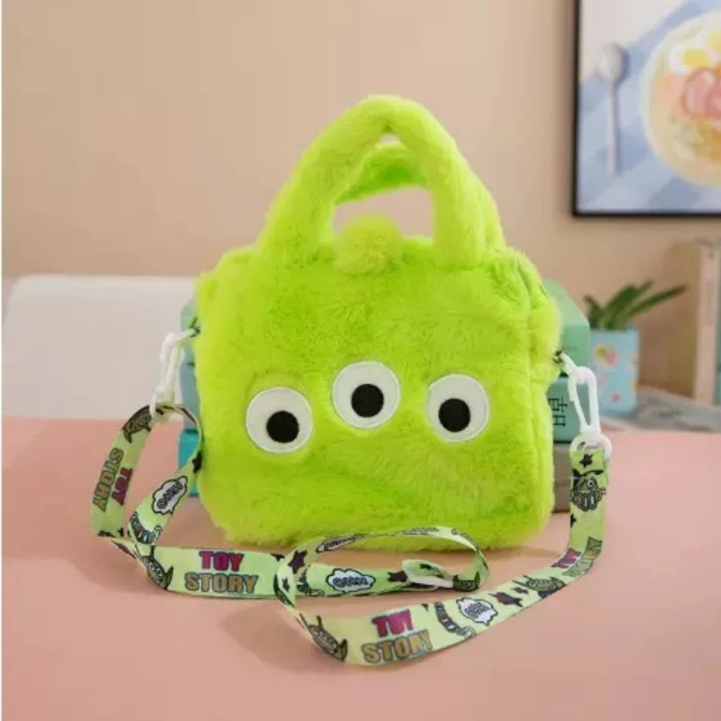 Sanrio Plush Handbag – Kuromi, My Melody & Cinnamoroll Cute Storage Bag