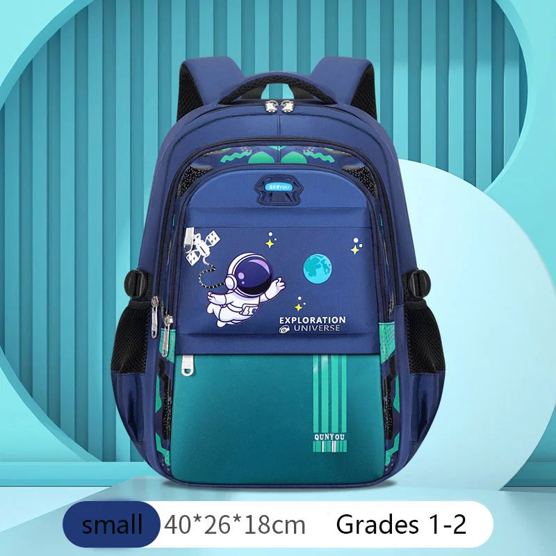 Kids Astronaut Backpack – Waterproof School Bag for Boys