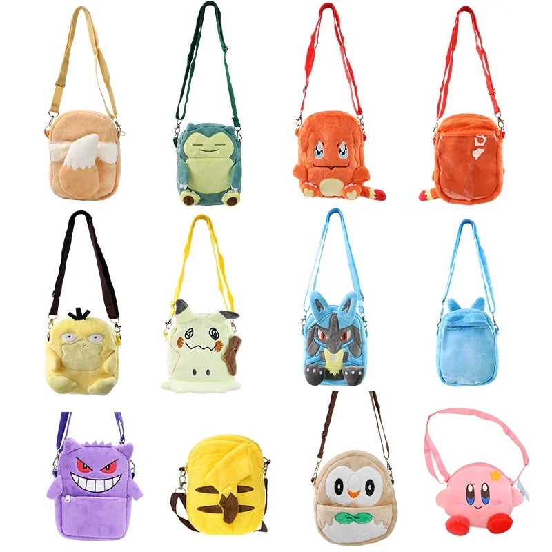 Pokemon Plush Backpack – Cute Anime Shoulder Bag