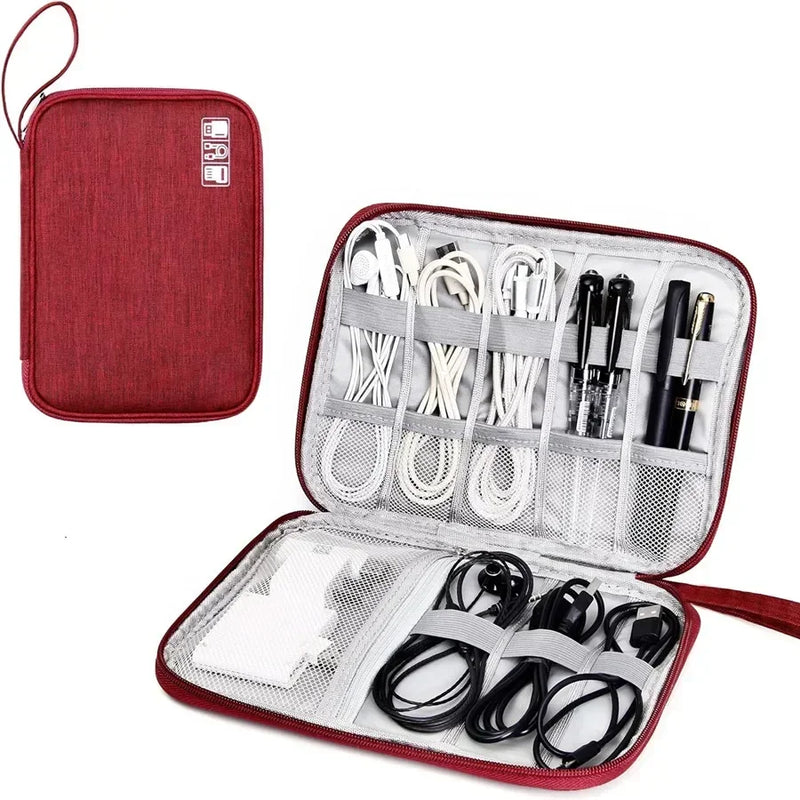 Multifunctional Travel Organizer – Compact Storage Pouch for Cables, Hard Drives & Small Items