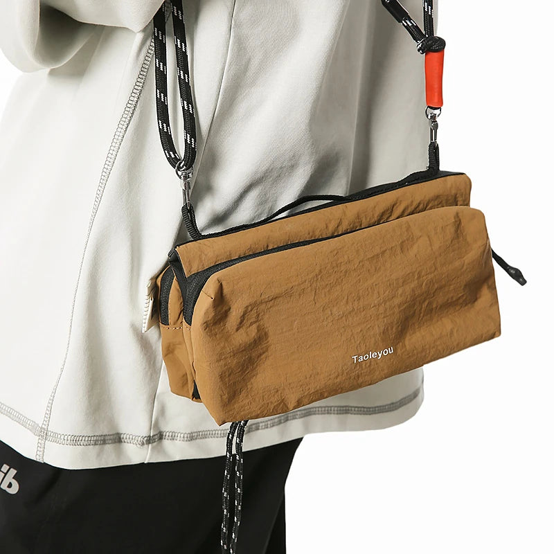 Aquarius AQUARIUS Unisex Outdoor Backpack – Lightweight Multi-Layer Crossbody Bag- same style for both men and women, outdoor mountaineering cross-body bag, lightweight, multi-layered small c