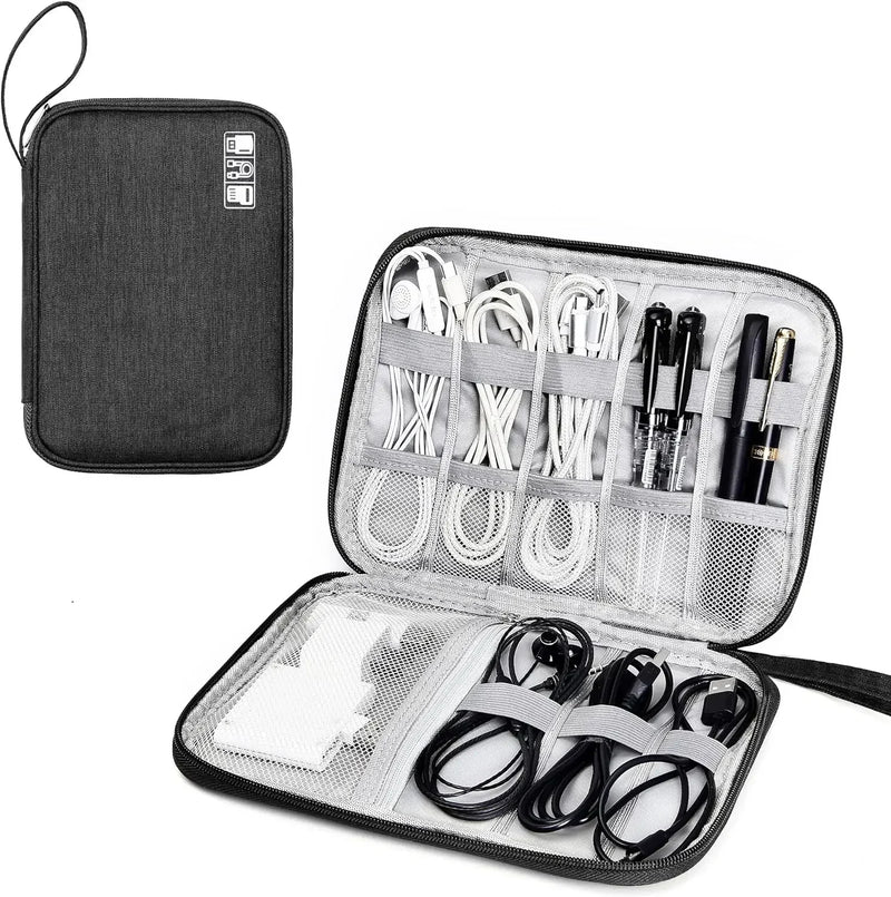 Multifunctional Travel Organizer – Compact Storage Pouch for Cables, Hard Drives & Small Items