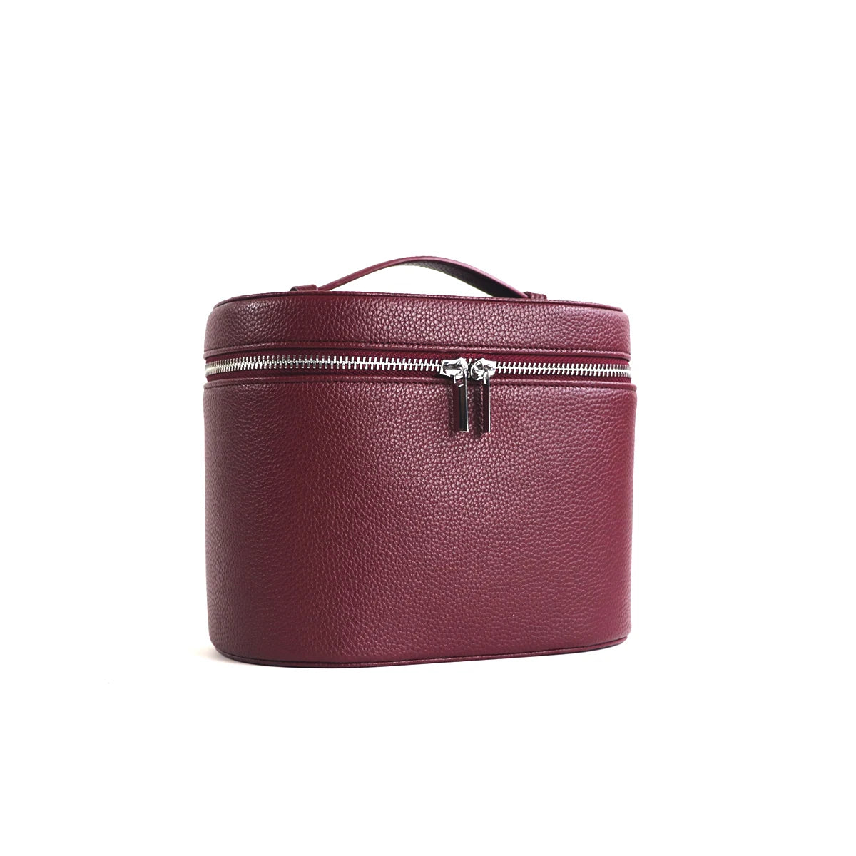 Personalized PU Leather Travel Cosmetic Bag – Large Capacity
