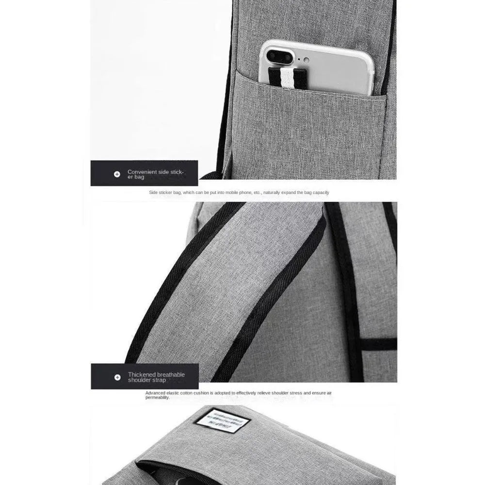 Men’s Minimalist Backpack – Large Capacity, Versatile & Unisex