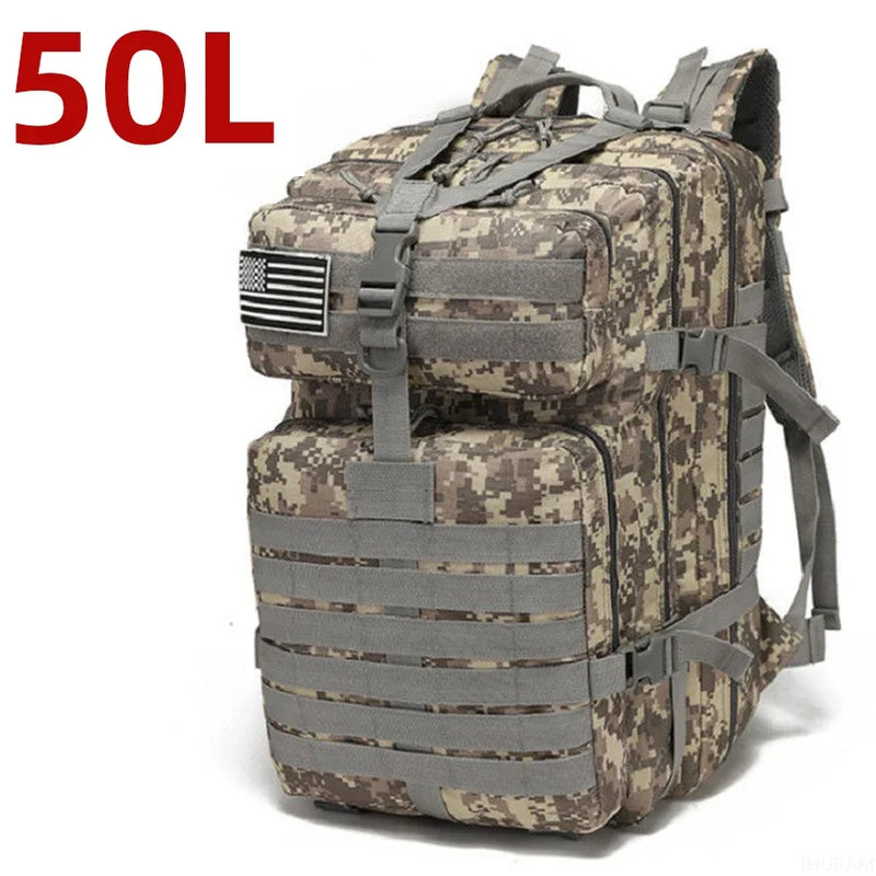 Waterproof Tactical Outdoor Backpack – 25L/50L