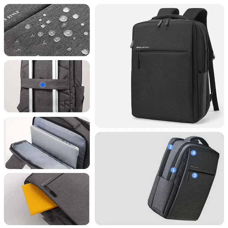 17.3" Laptop Backpack – Waterproof, Large Capacity & Multi-Pocket
