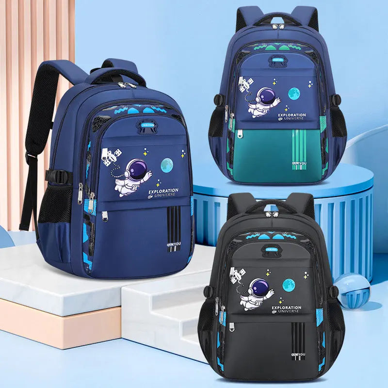Kids Astronaut Backpack – Waterproof School Bag for Boys