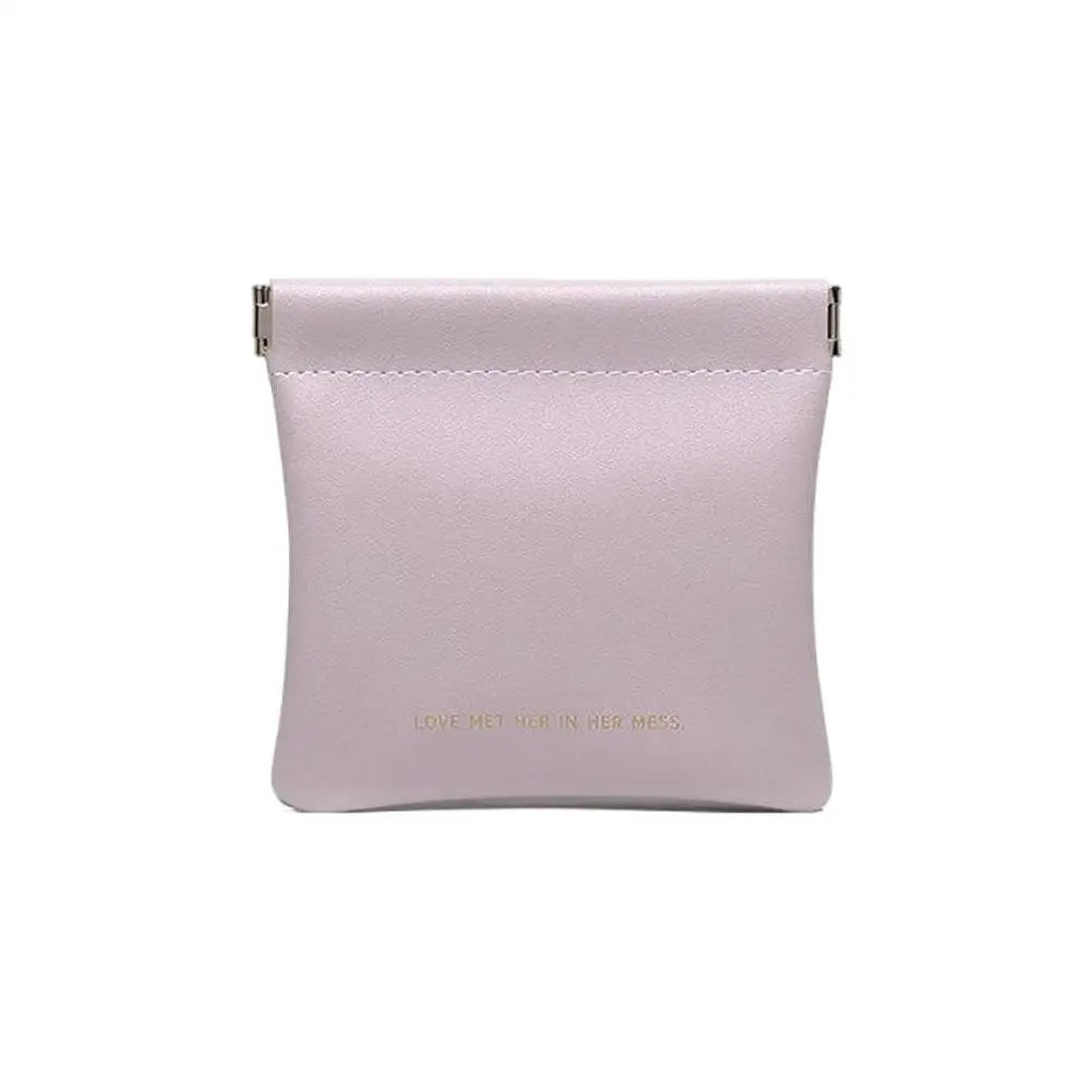 Mini PU Storage Bag – Cute & Multifunctional