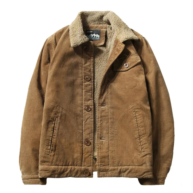 Men's Velvet Jacket with Lined Interior