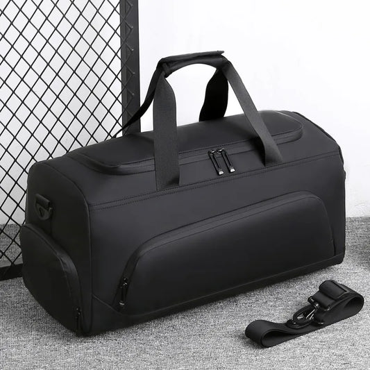Large Sports Duffel Bag – Multi-Compartment & Separate Shoe Storage
