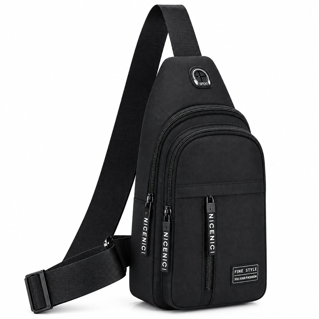 Men’s Crossbody Chest Bag – Multifunctional Travel Sling Bag