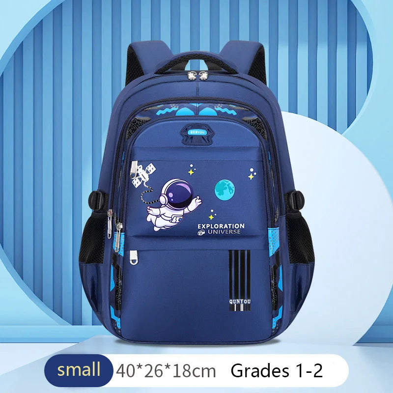 Kids Astronaut Backpack – Waterproof School Bag for Boys