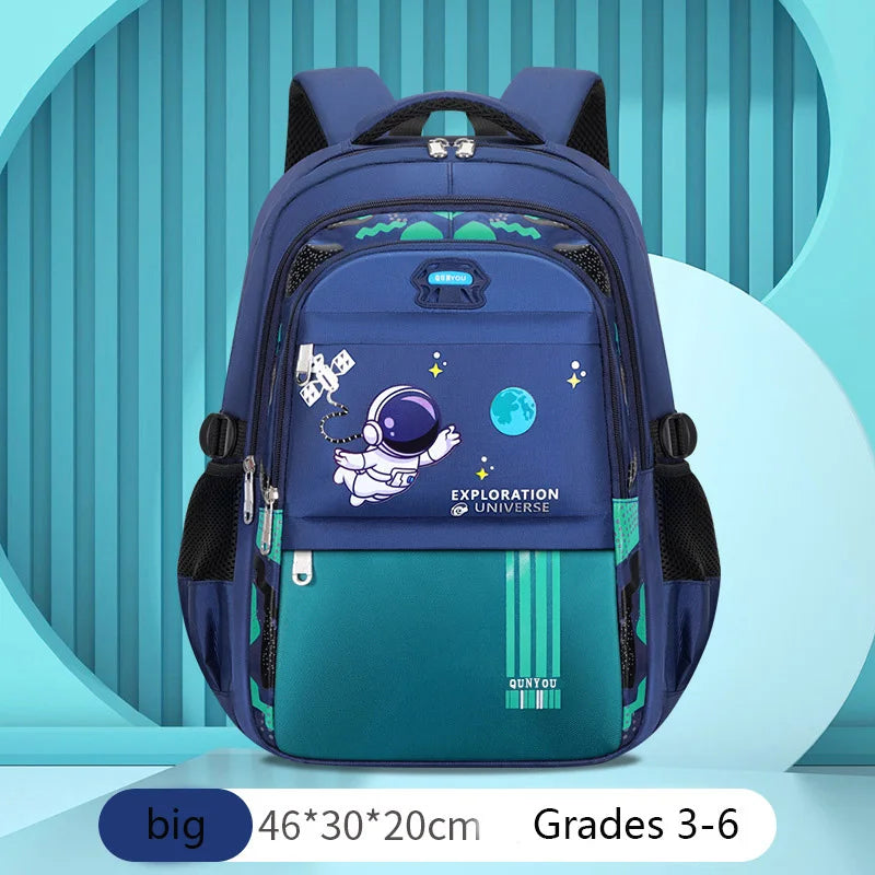Kids Astronaut Backpack – Waterproof School Bag for Boys