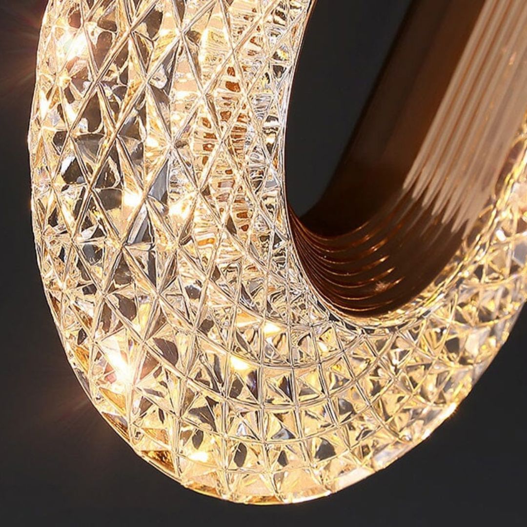 Luxury Oval Crystal Wall Lamp – Modern Decorative Lighting