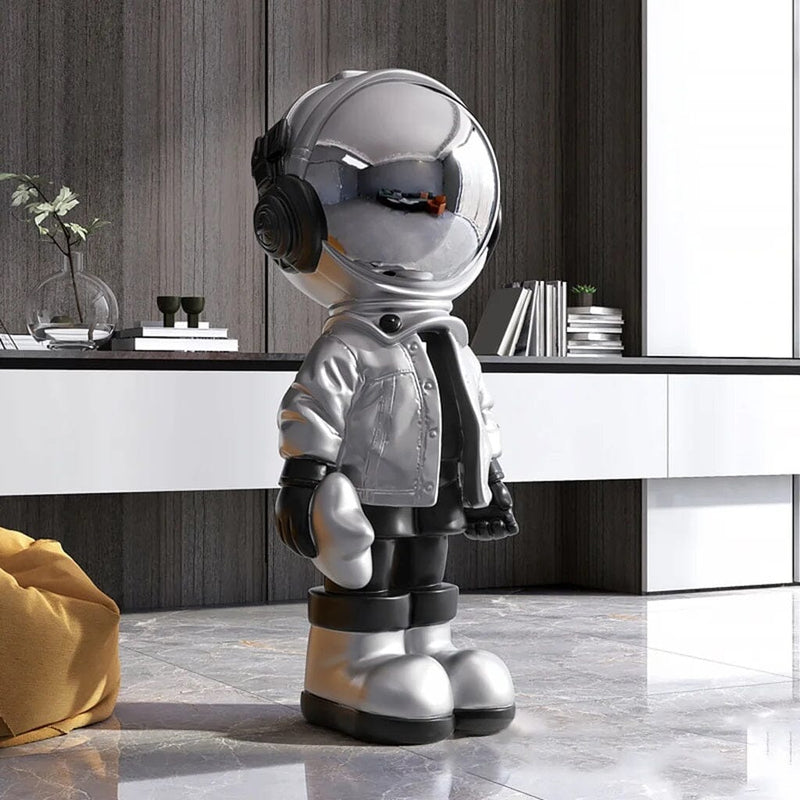 Modern Creative Astronaut Sculpture – 13.7in
